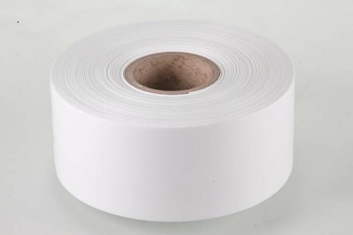 Iron on White Label Material 50mm x 25m 1