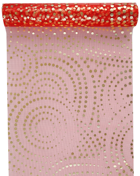 Spiral Dots Table Runner 28cm x 5m 4447