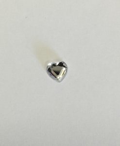 Crystal Heart Self Adhesive 6mm Clear pack 100