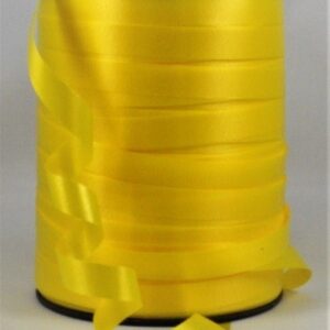 Yellow, White, Pink, Fuchsia, Red, Purple, Blue or Silver polyprop curling ribbon 10mm x 250 Metre roll  77027