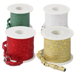 Star Curling Ribbon 9mm x 100m Roll - 4 Colours