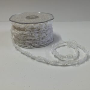 Pearl White Organza 10mm x 15m