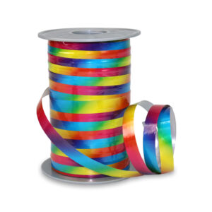 Rainbow Recycled Curling Ribbon 10mm x 200m Roll