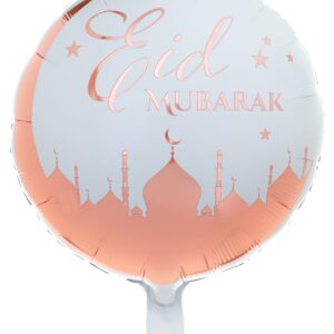 Eid Mubarak Rose Gold Foil Balloon 45cm x 1