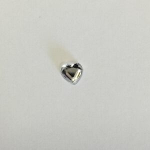 Crystal Heart Self Adhesive 6mm Clear pack 100