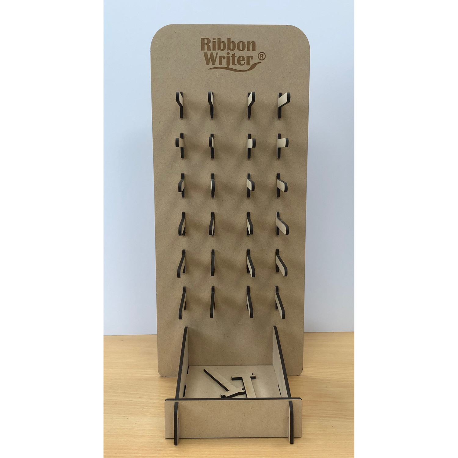 Foil Rack Wooden | Ribbon Writer