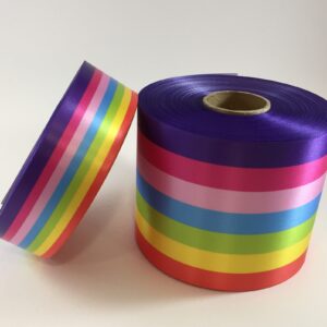 Rainbow Stripe Pride 38mm or 100mm x 50m Roll