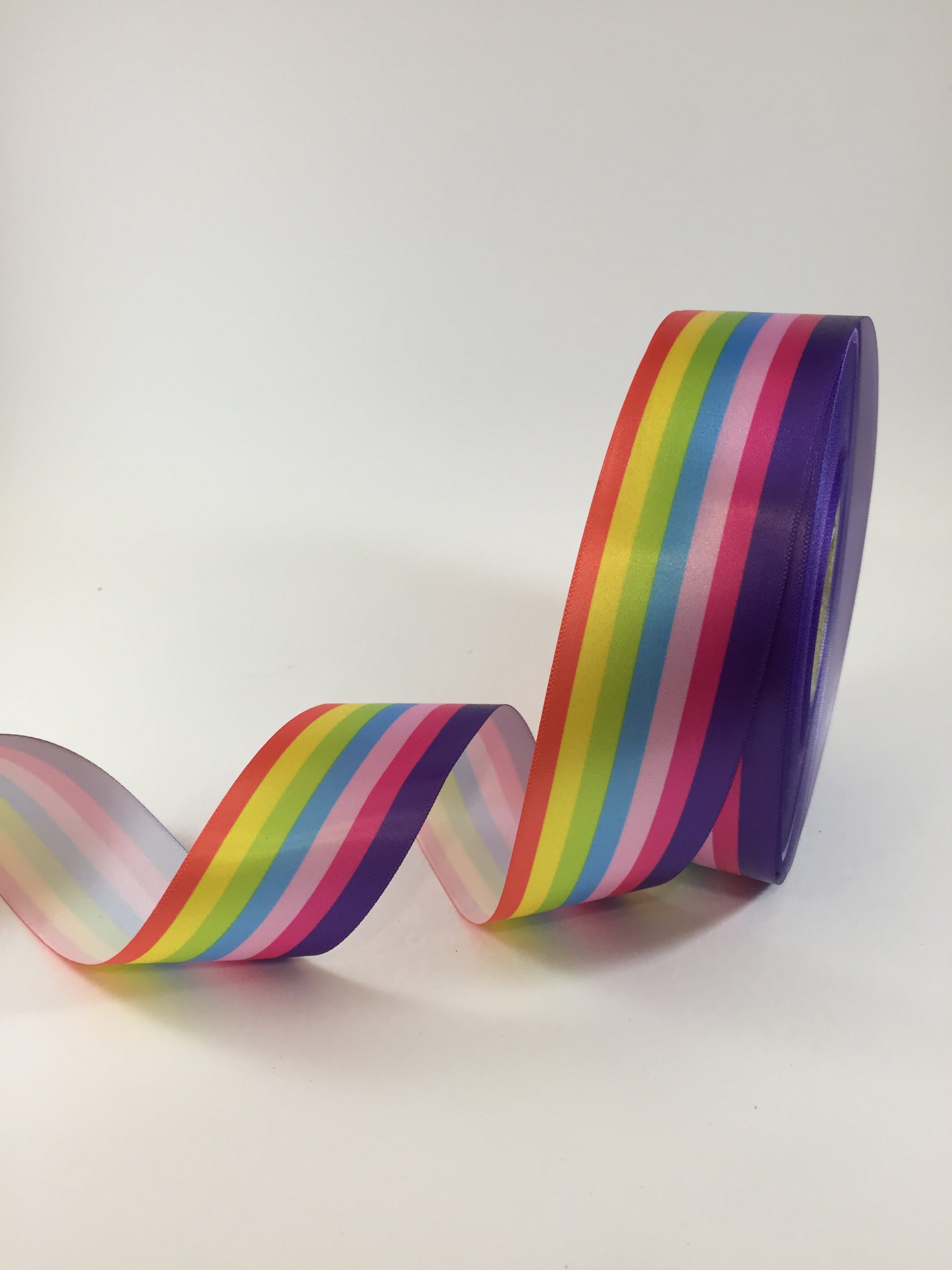 Rainbow Stripe Pride 38mm or 100mm x 50m Roll - Image 2