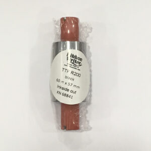 Transfer HALF Foil Ultra Black 57mm x 60M for centre printers **NOT COMPATIBLE WITH ORIGINAL OR EXCEL LEFT HAND PRINTERS**