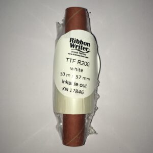 Transfer HALF Foil Ultra Bright White 57mm x 60M for centre printers **NOT COMPATIBLE WITH ORIGINAL OR EXCEL LEFT HAND PRINTERS**