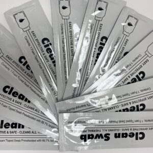 Thermal cleaning wipe/swab for printhead, pack of 10