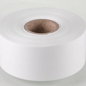 Iron on White Label Material 50mm x 25m