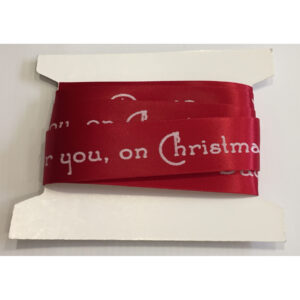 Ribbon Presentation Card - Narrow, for up to 45mm wide ribbon - pack of 6