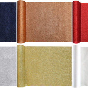 Luxury Polyester Glitter Table Runner 28cm X 3m - 6 Colours
