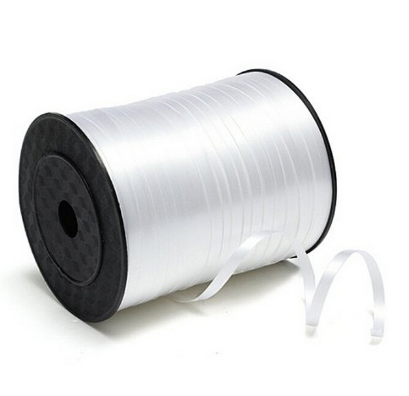 White 5mm curling ribbon 500m roll | Ribbon Writer